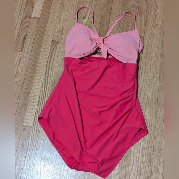 Contours Coco Reef Pink One Piece Paradise Mix Peek a boo Skirt 10 / 34C - Picture 3 of 11